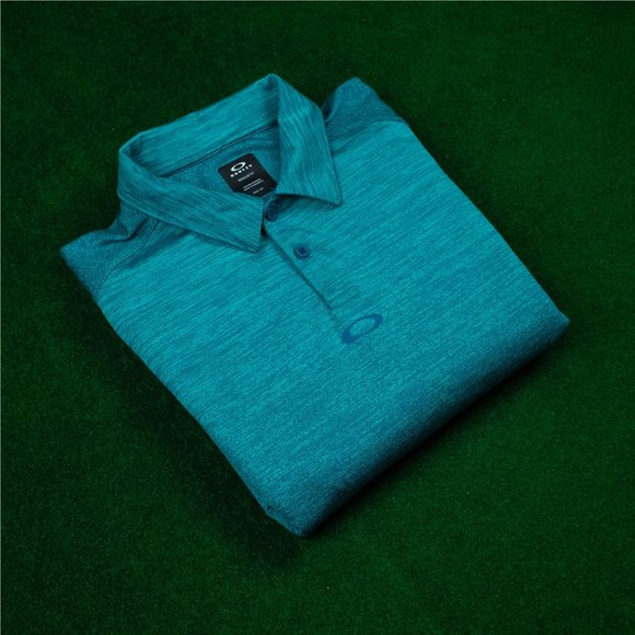 Oakley Heather Teal Polo - Picture 1 of 4